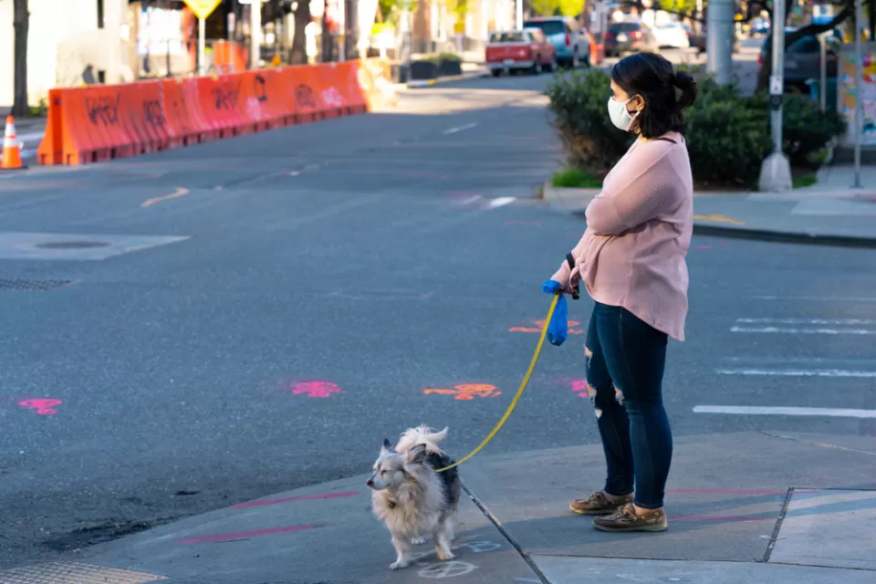 pedestrians in a Time of Coronavirus